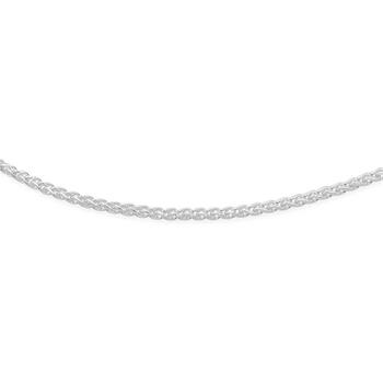 Sterling Silver 50cm Wheat Chain