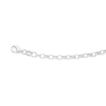 Sterling Silver 70cm Oval Belcher Chain