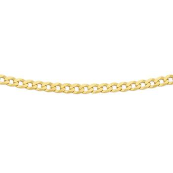 9ct Gold Men's 55cm Solid Curb Chain