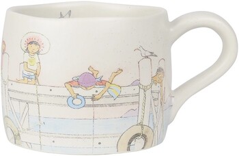 RGA x Alison Lester Magic Beach Organic Mug 300ml 10.1oz - Pier