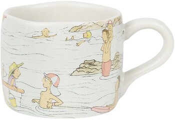 RGA x Alison Lester Magic Beach Mini Organic Mug 150ml 5.1oz - Ocean