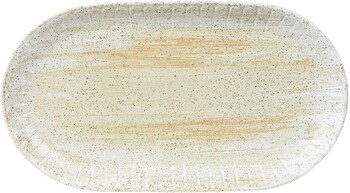 Ceylon Oval Tray 29x16cm 11.4x6.3” - Handbrushed