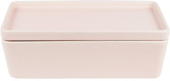 NEW Stack, Serve and Store Rectangle Bowl & Plate 27 / 13.5 / 2.5cm 27 / 13.5 / 8cm - Matte Pink