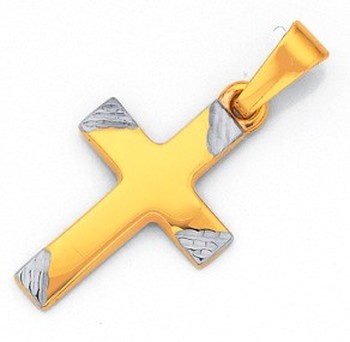 prouds cross necklace