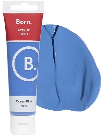Born Acrylic Paint 60mL Ocean Blue