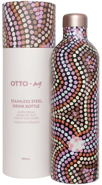 Otto + MG Stainless Steel Drink Bottle 600mL Keernan