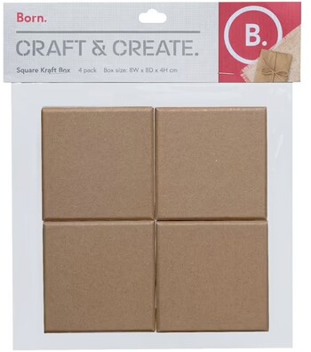 Born Kraft Boxes 4 Pack