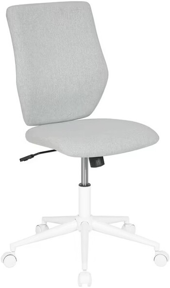 Malmo Medium Back Chair Grey and Light Green
