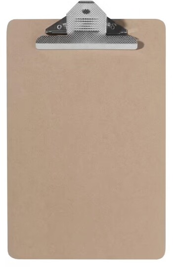 Ausinc MDF Clipboard A4 with Large Clip