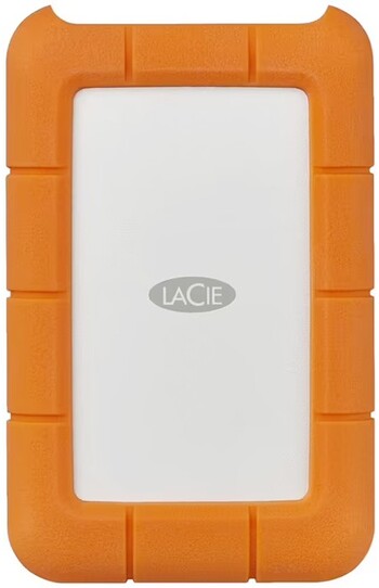 LaCie Portable Rugged Drive USB-C 5TB Orange