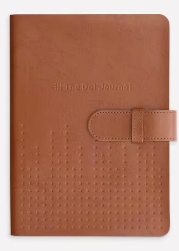 Otto A5 The Dot Journal 240 Page Tan Leather