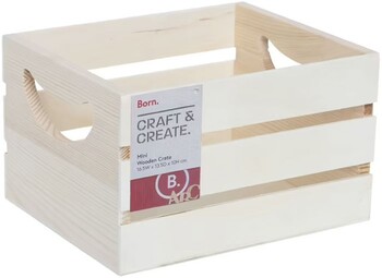 Born Mini Wooden Crate