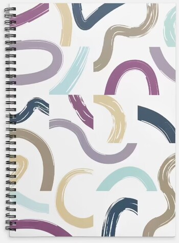Otto A4 Spiral Notebook 200 Pages Swirls