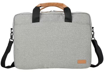 EVOL 16" Brunswick Laptop Bag Natural and Tan
