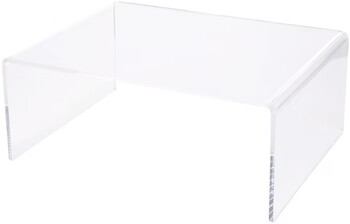 Otto Large Desk Riser Acrylic Clear
