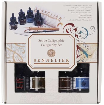 Sennelier Calligraphy Set with Pad and Brush
