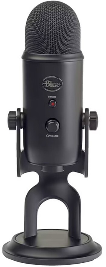 Blue Yeti 3-Capsule USB Microphone Black