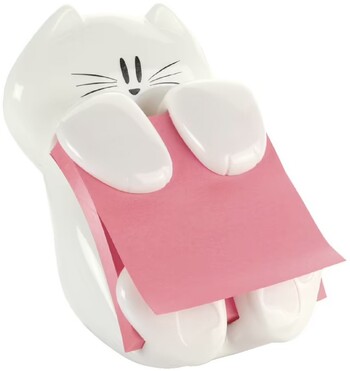 Post-it Pop-up Notes with Cat Dispenser