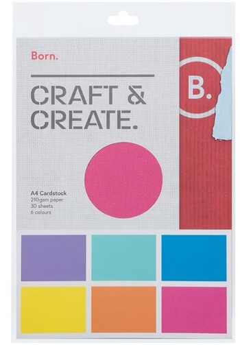 Born A4 Cardstock Bright