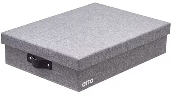 Otto Recycled A4 Storage Box Grey