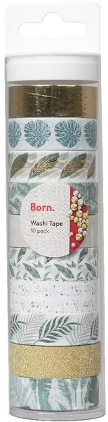 Born Washi Tape Botanical 10 Pack