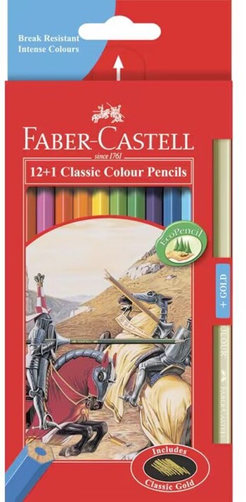 Faber-Castell Classic Coloured Pencil 12 Pack