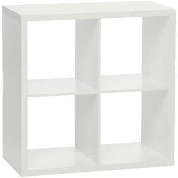 Horsen 4 Cube Bookcase White