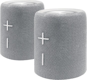 Qudo 2-in-1 Portable Bluetooth Speaker Grey