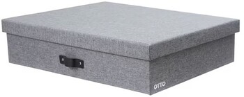 Otto Recycled A3 Storage Box Grey