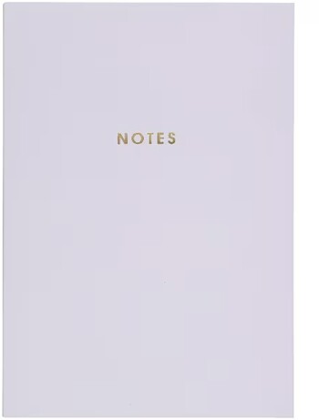 Otto A5 Colour Block Notebook 120 Pages Lavender