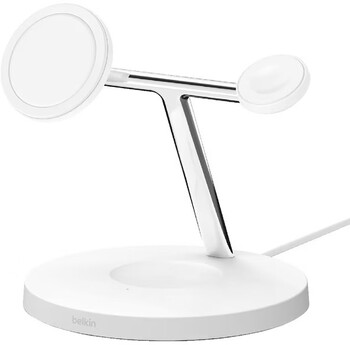 Belkin 3-in-1 MagSafe Wireless Charger White
