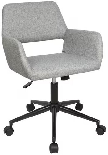 Otto Nordby Desk Chair Fabric Grey