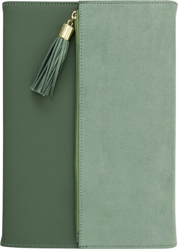 Otto Palm Trifold Refillable Notebook Green