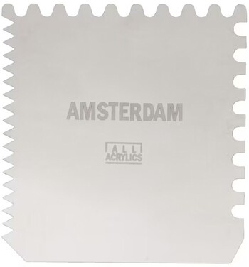 Amsterdam Texture Metal Scraper 10 x 10cm