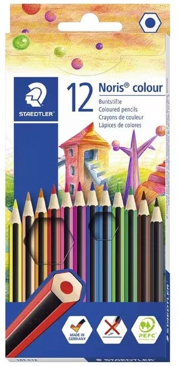 Staedtler Noris Coloured Pencil 12 Pack