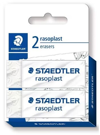 Staedtler Rasoplast Eraser 2 Pack