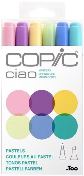 Copic Ciao Markers Pastel 6 Pack