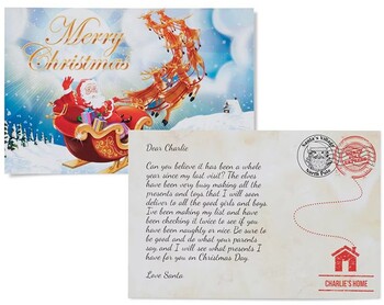 Personalised Postcard From Santa