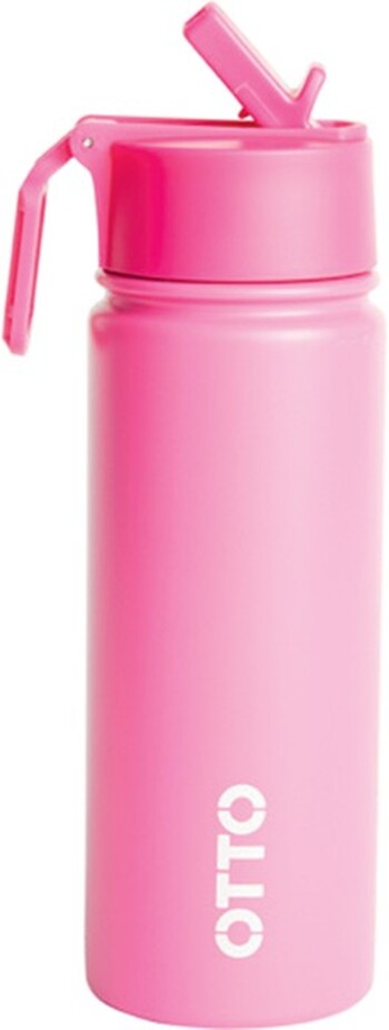 Otto Brights Drink Bottle 500mL Hot Pink