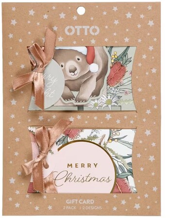 Otto Christmas Gift Cards Wombat 2 Pack