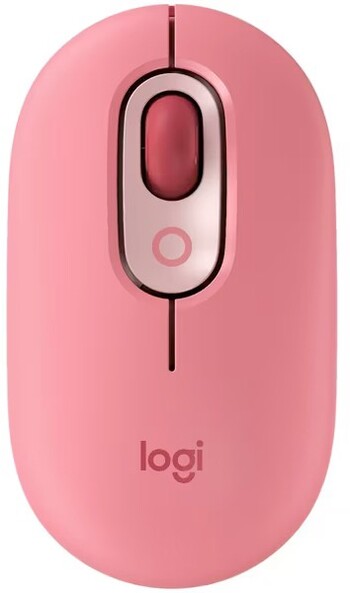 Logitech Pop Mouse Bluetooth Heartbreaker Rose