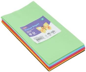 Kadink Tissue Paper 50cm x 1m Assorted 24 Pack
