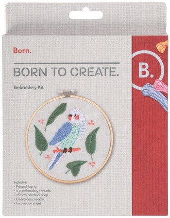 Born Embroidery Kit Bird