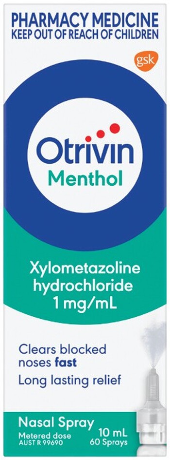 Otrivin Menthol Nasal Spray 10mL