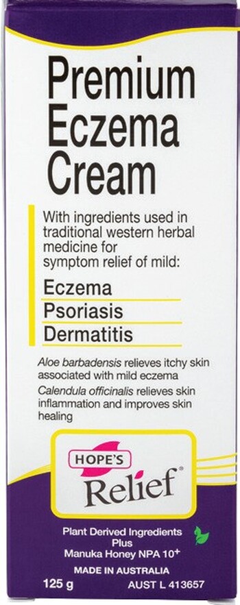 Hope's Relief Premium Eczema Cream 125g