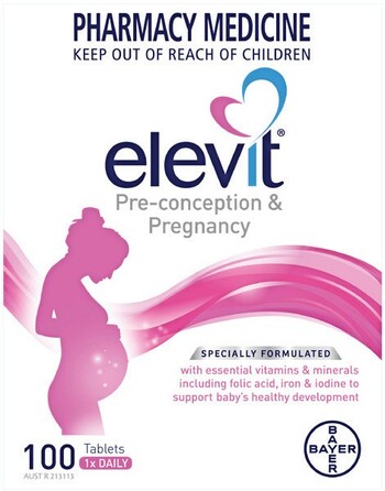 ﻿﻿﻿﻿﻿﻿﻿Elevit Pre-Conception & Pregnancy 100 Tablets