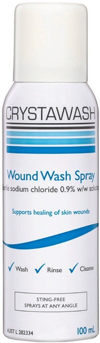 Crystawash Wound Wash Spray 100mL