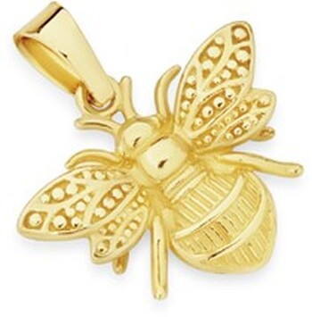 9ct Gold Bumble Bee Pendant