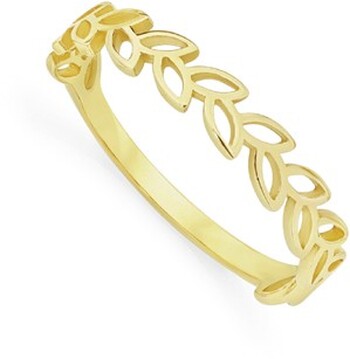 9ct Gold Wreath Stacker Ring