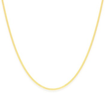 9ct Gold Kids 35cm Solid Curb Chain
